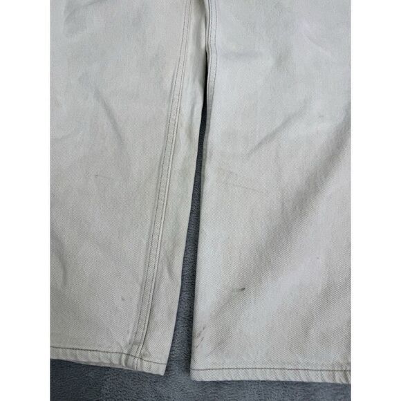 Vintage 90s Levi's 550 Relaxed Fit Straight Leg Jeans Men's Size 36x30 Beige - Picture 8 of 15
